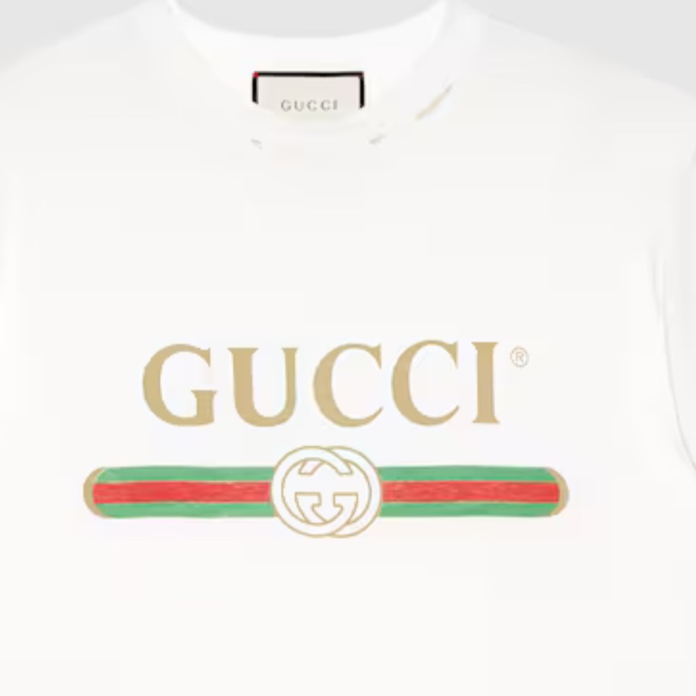 Gucci oversized tshirt with logo
